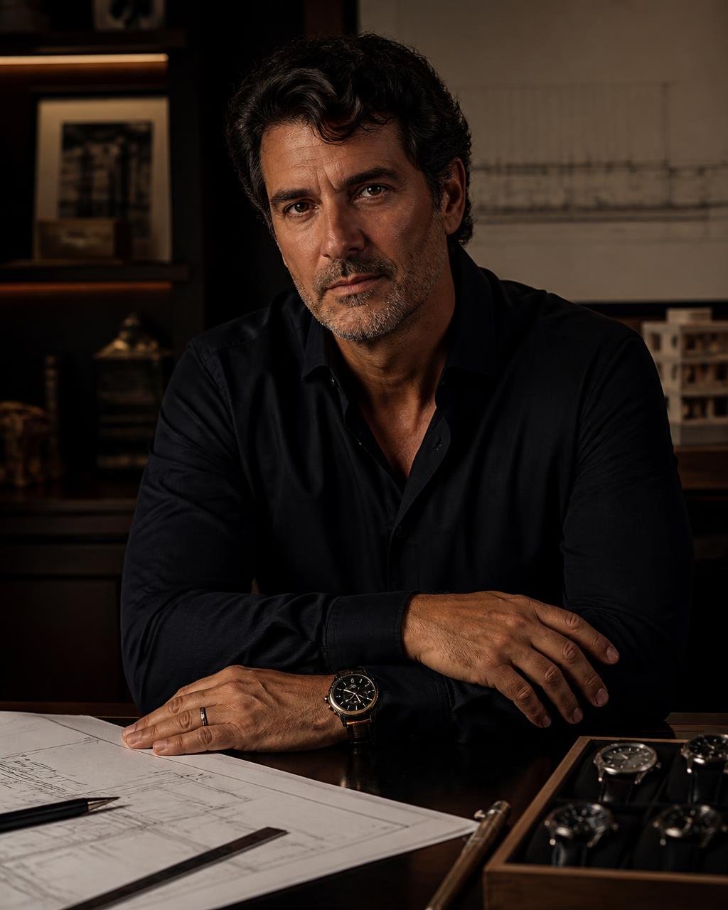 Rodrigo Bastos, arquiteto e colecionador de relógios